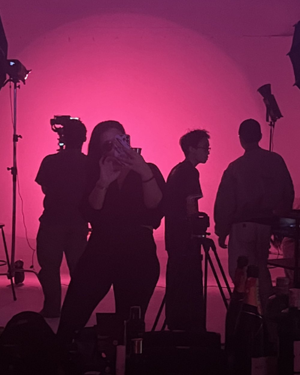 Lorna Media Studio production — crew, lighting and 3D capture on a content shoot
