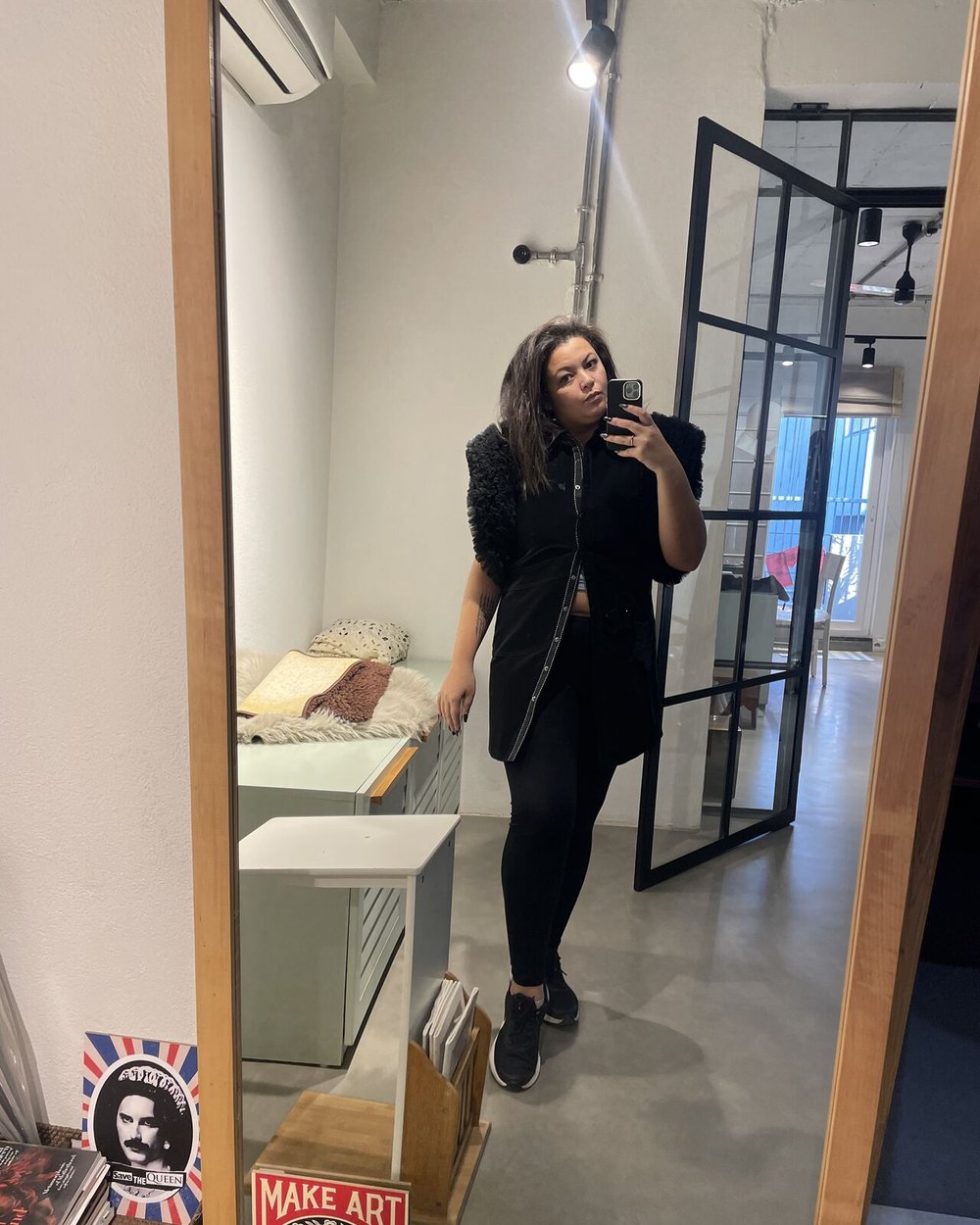 Theory of Everything store, curated fashion racks